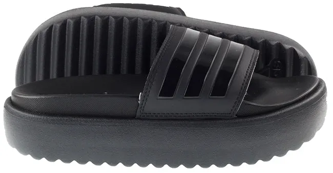 Adidas Womens Adilette Platform Slides Black