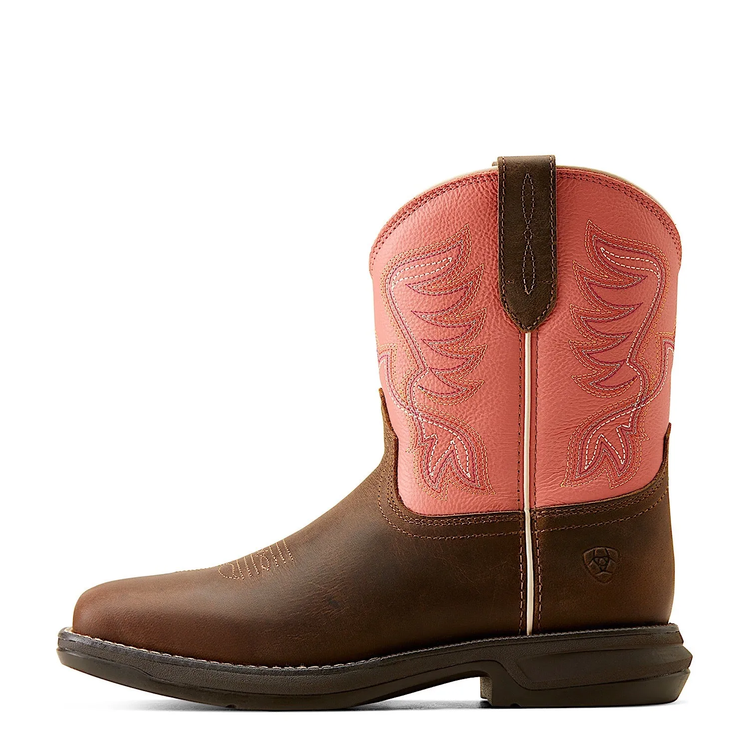 Ariat Women's Anthem Shortie Western Boot Myra Honey Bee/Cosmic Coral