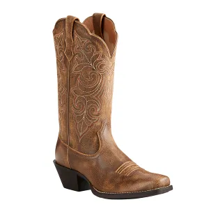 Ariat® Women's "Round Up" Square Toe Western Boots - Vintage Bomber