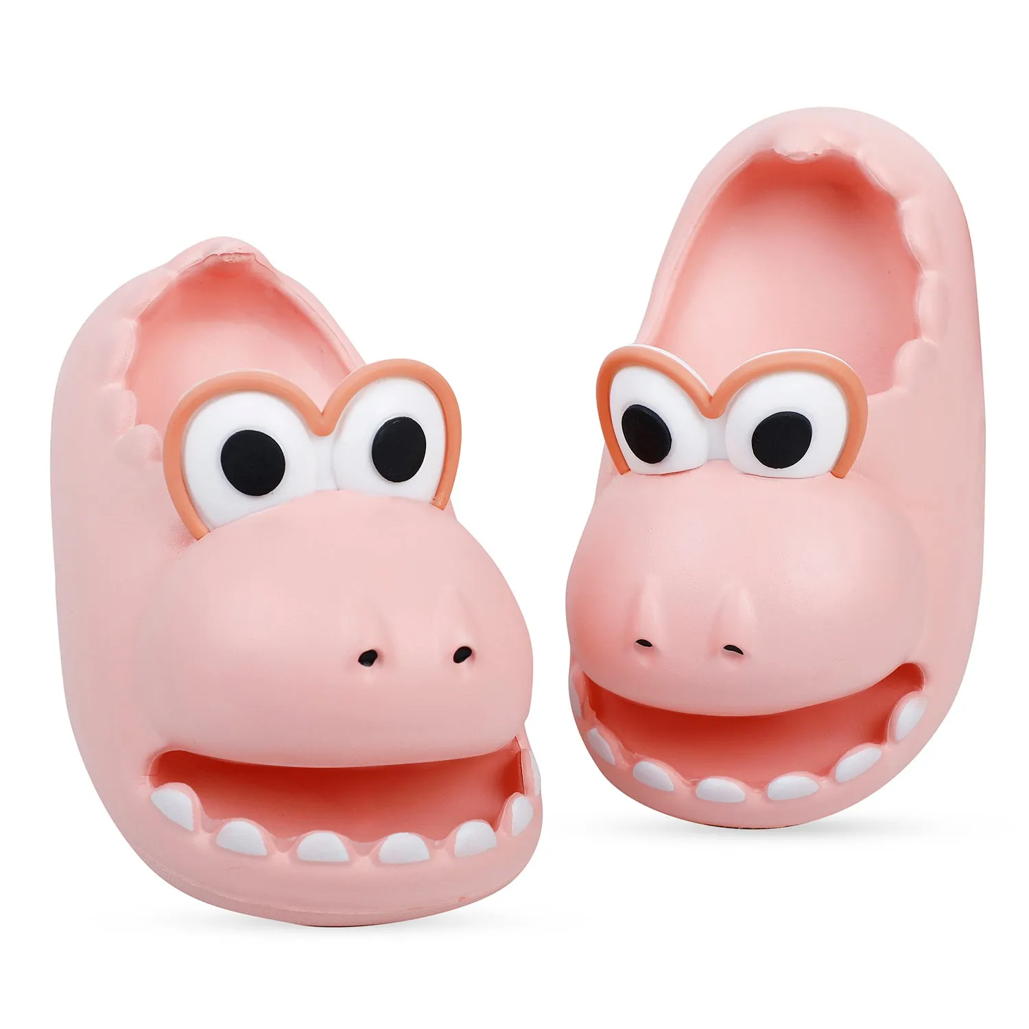 Baby Moo Crocodile Beach Slippers 3D Cartoon Sliders - Pink