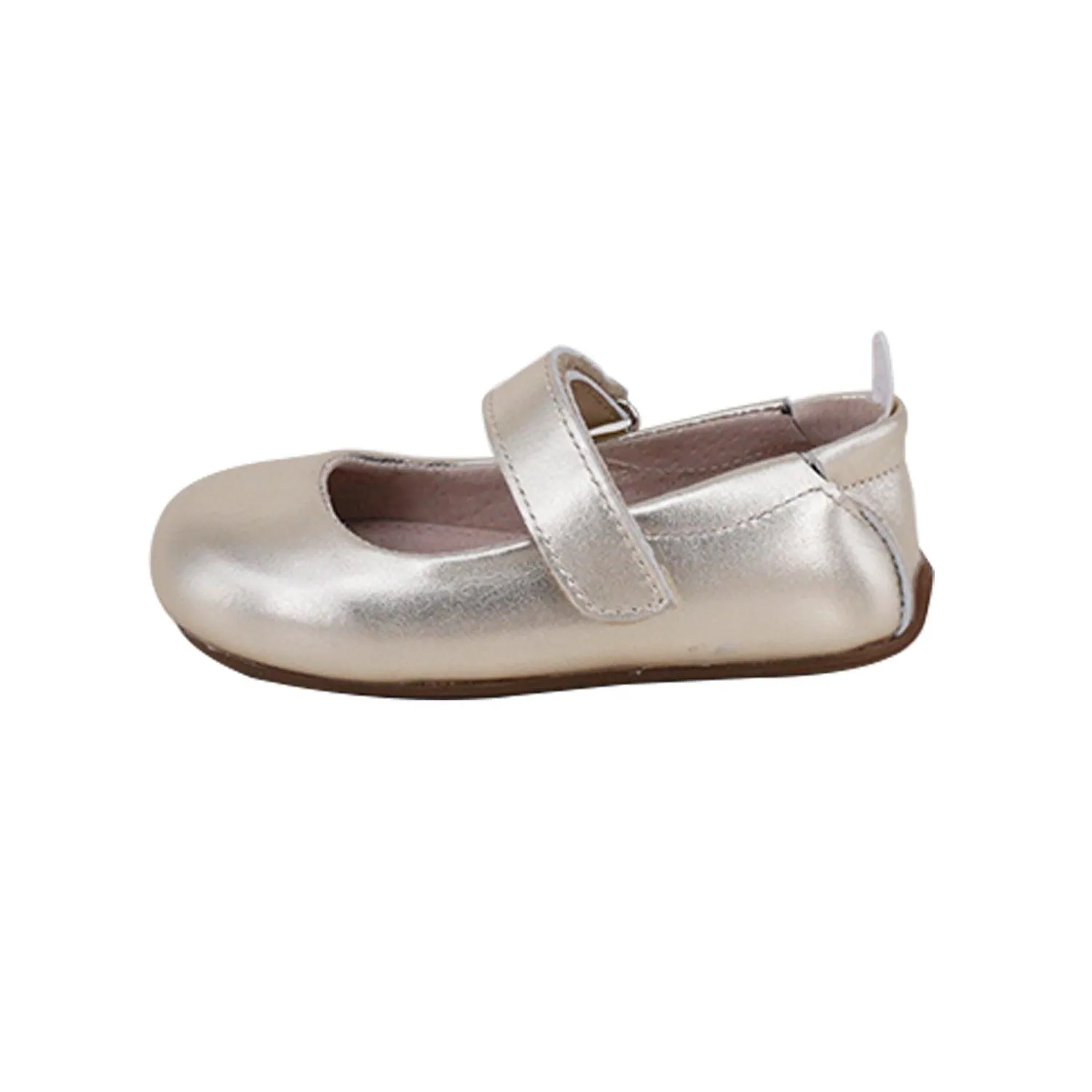 Bella Pre/First Walker Mary Jane Shoes Metallic Gold