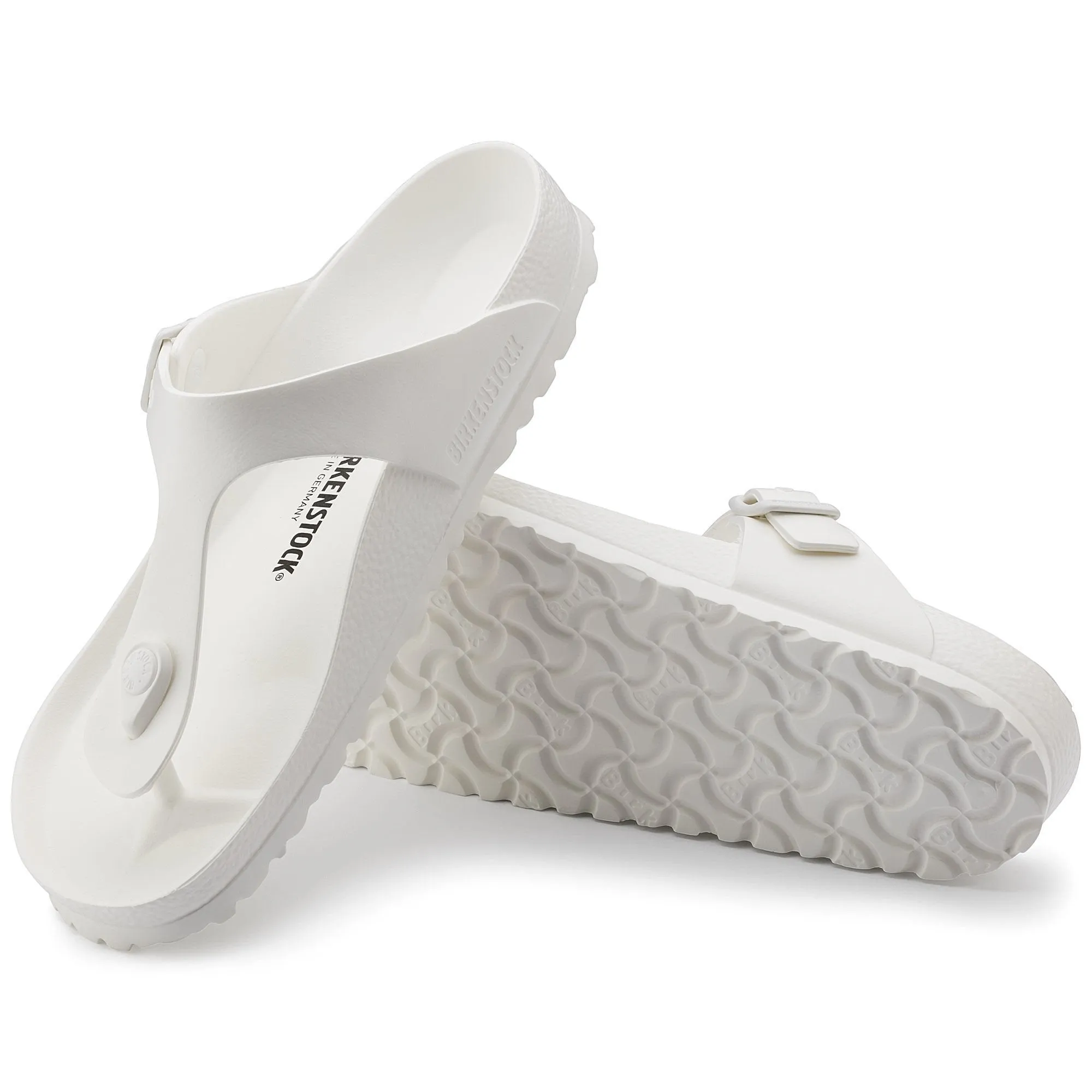 BIRKENSTOCK GIZEH ESSENTIALS WHITE EVA