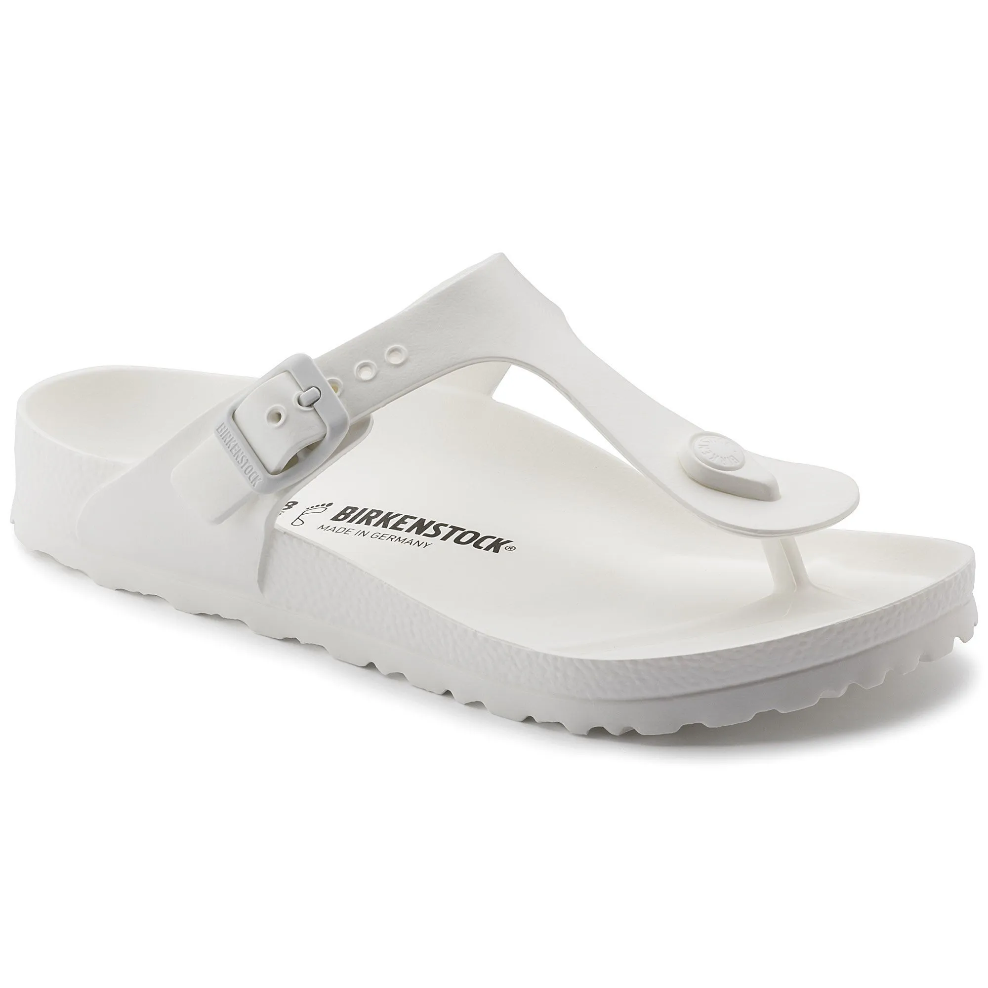 BIRKENSTOCK GIZEH ESSENTIALS WHITE EVA