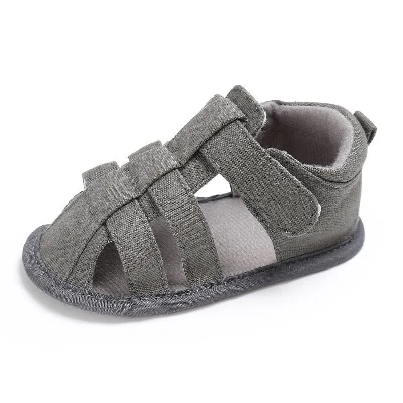 Boaz - Newborn Baby Leather Sandals First Walker