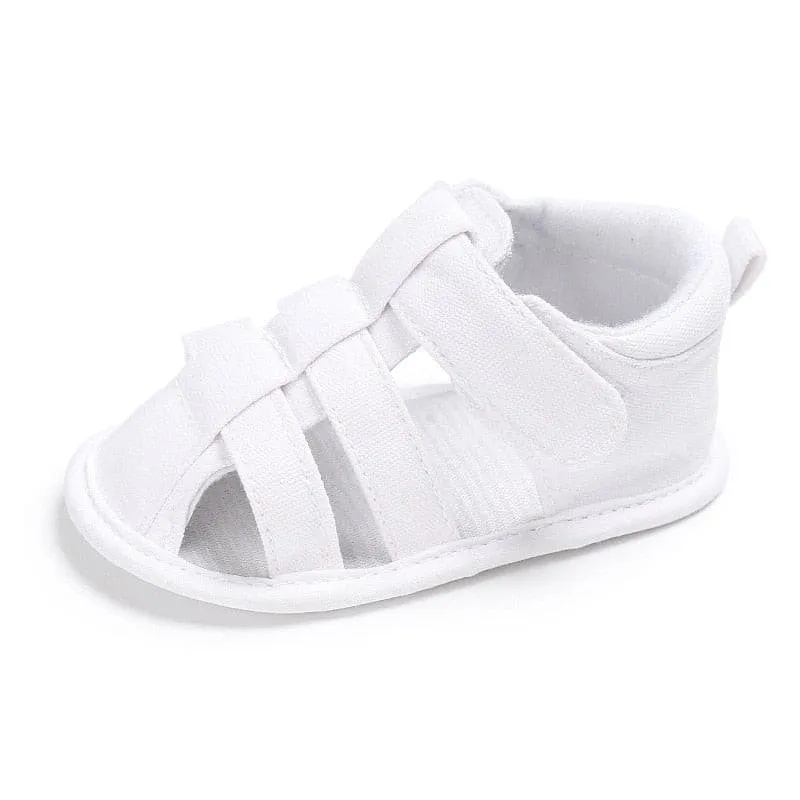 Boaz - Newborn Baby Leather Sandals First Walker