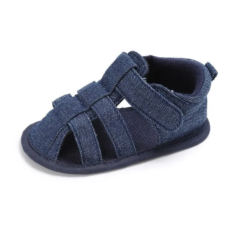 Boaz - Newborn Baby Leather Sandals First Walker