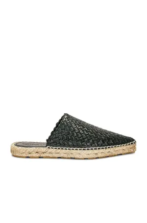 Bottega Veneta Open Back Espadrilles in Inkwell