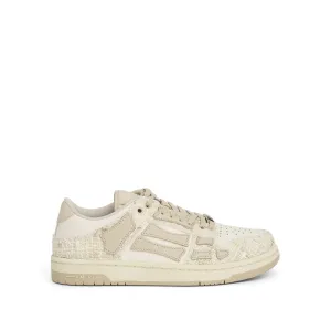 Boucle Skeleton Sneaker in Alabaster