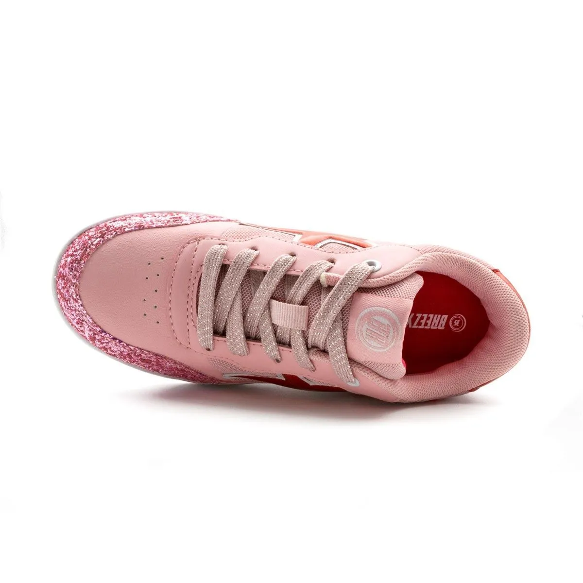 Breezy Rollers Sparkle - Pink - UK:2J EU:34 US:2.5J - OUTLET