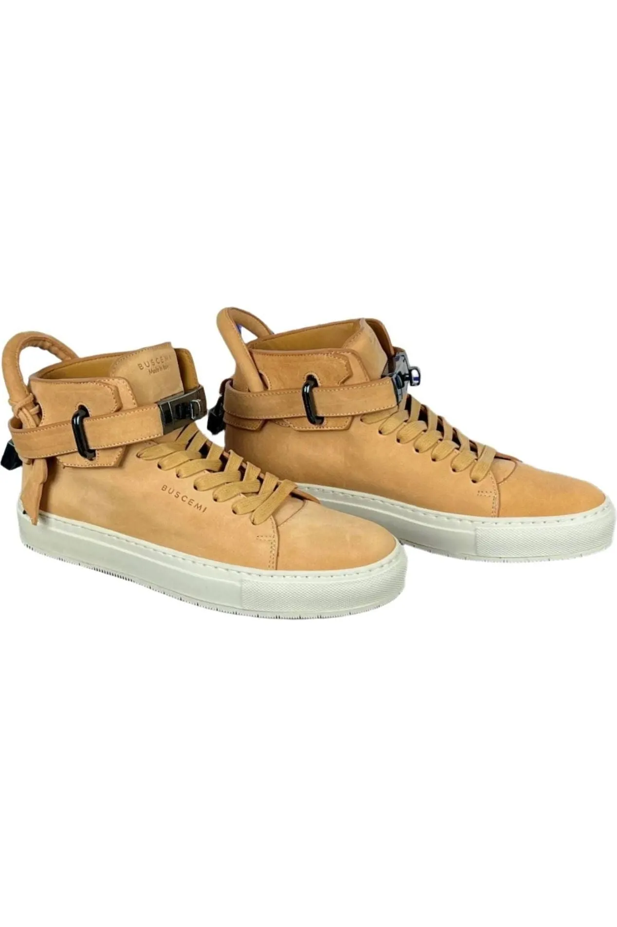 Buscemi Men's 100MM Vegtan/Avorio Leather Sneakers SAMPLE