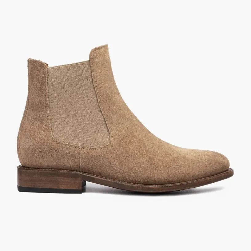 CHELSEA BOOTS-BEIGE