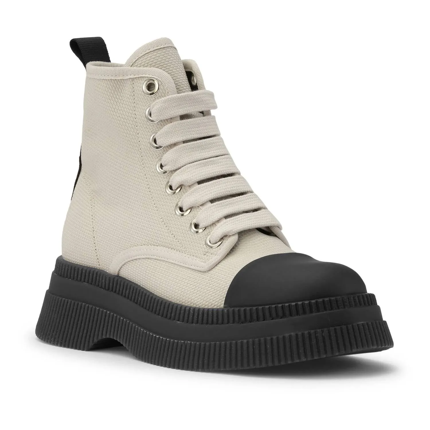 Creepers Textile Lace Up Boots