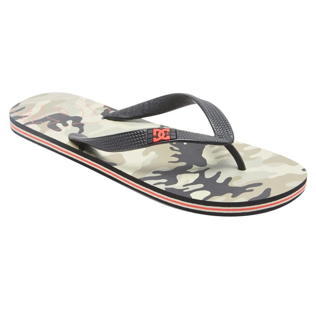 DC Spray Sandal Flip Flops - Tan/Camo