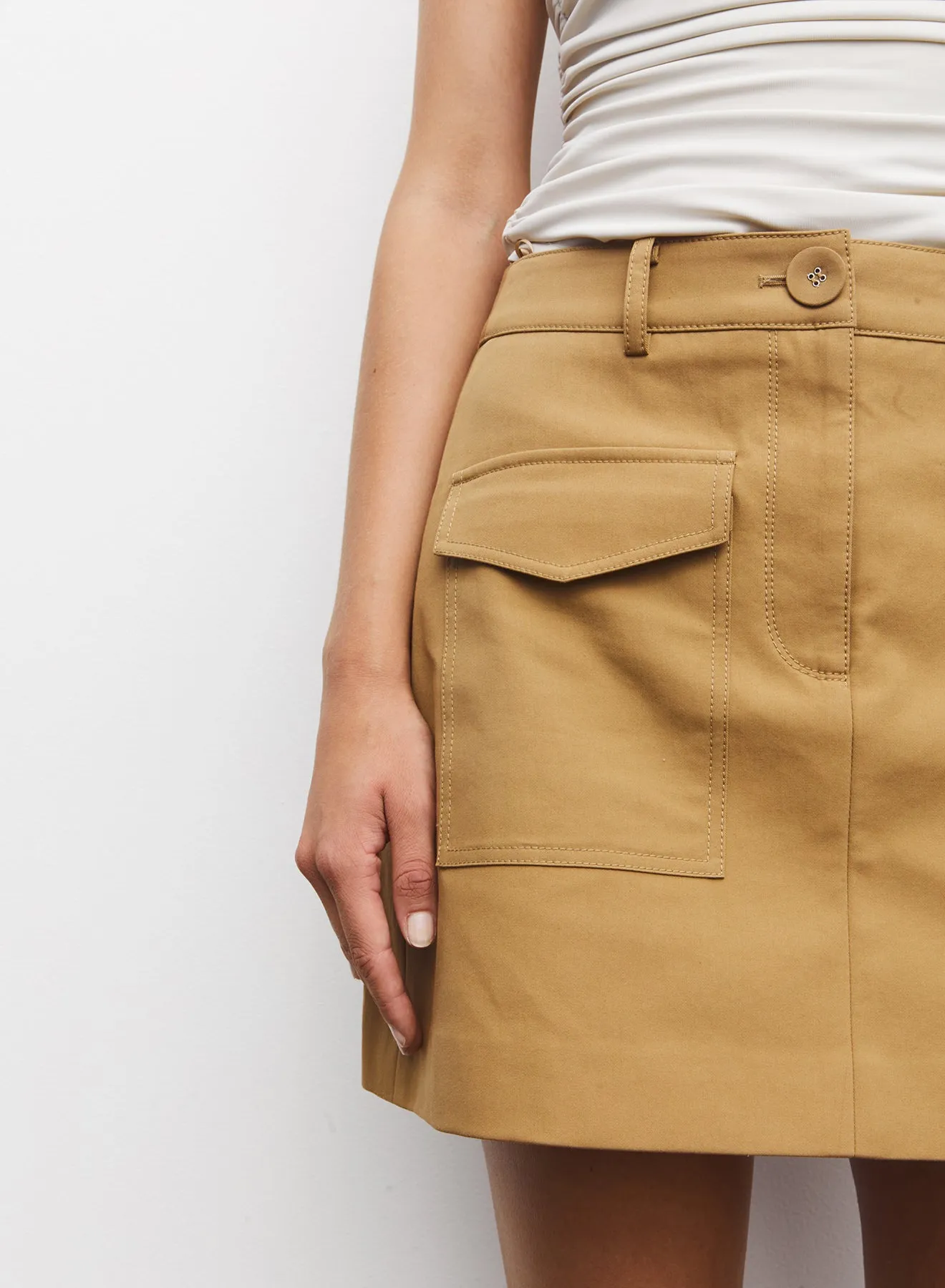 DELILAH SKIRT (TAN)