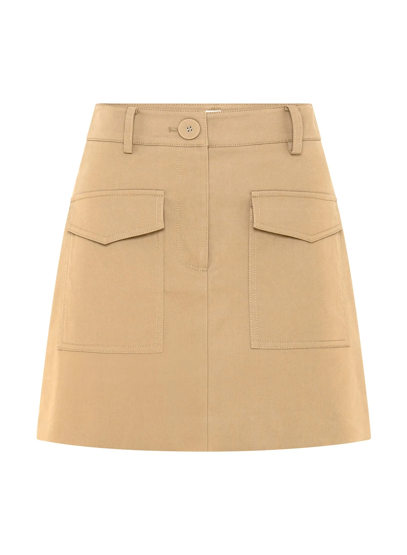 DELILAH SKIRT (TAN)