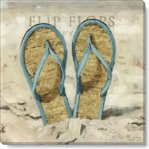 Flip Flops Giclee Wall Art