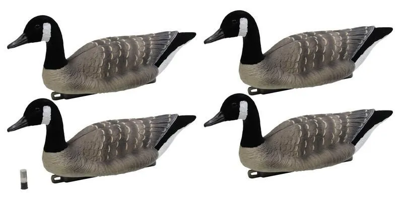 Game On Canada Goose Flocked Floating Decoys: 4-Pack