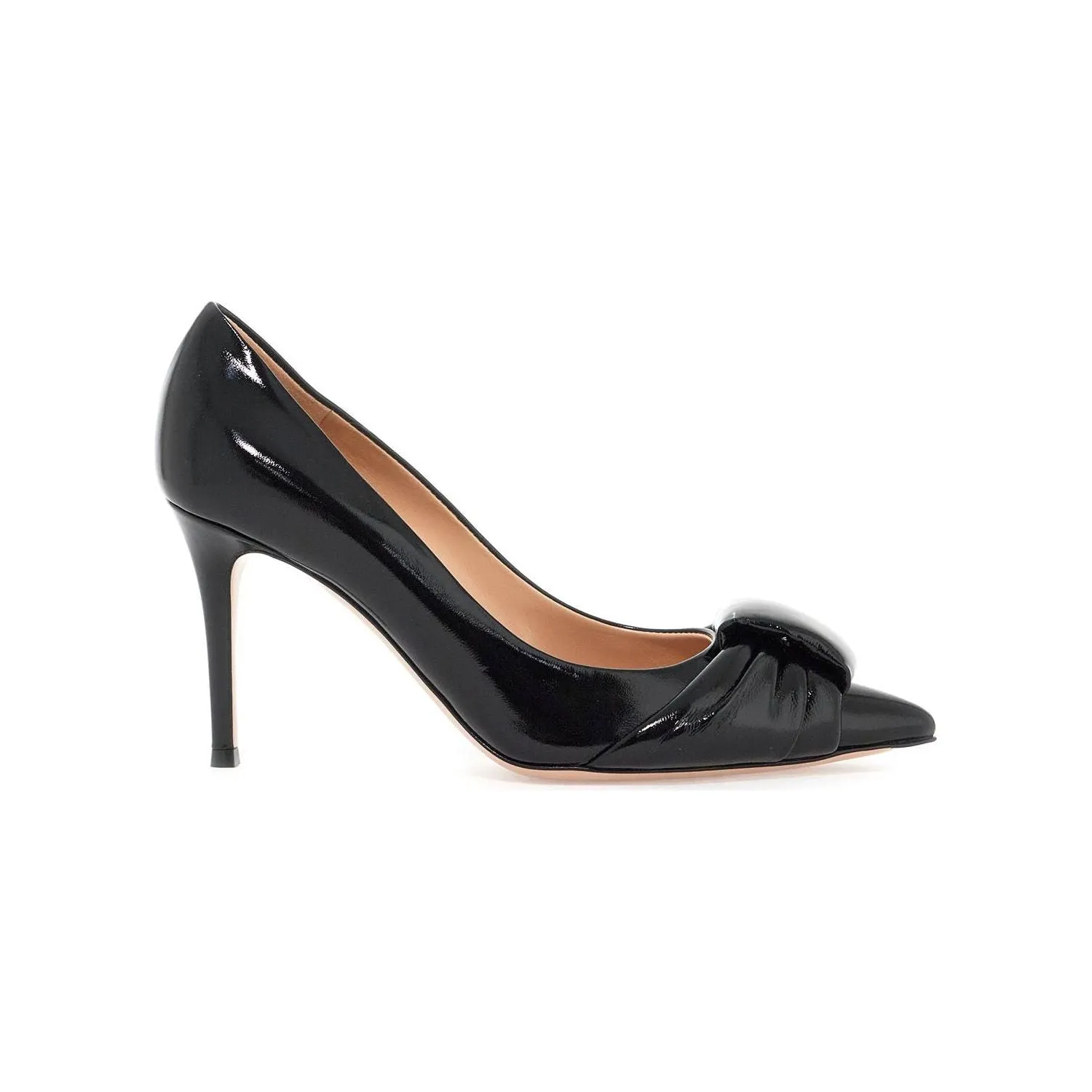 Gianvito Rossi 'patent leather dã©collet