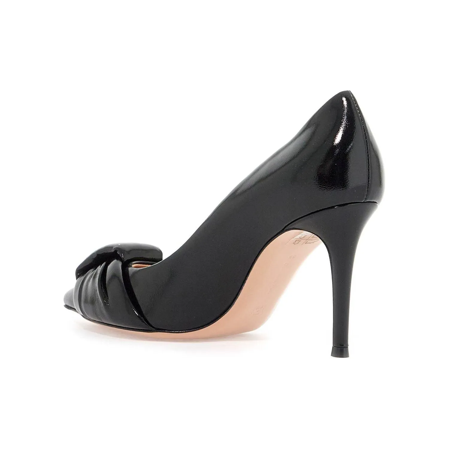 Gianvito Rossi 'patent leather dã©collet