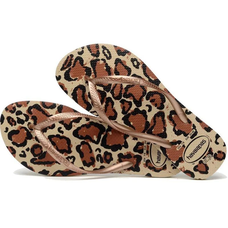 Havaianas Slim Women's FlipFlops - Animal Print