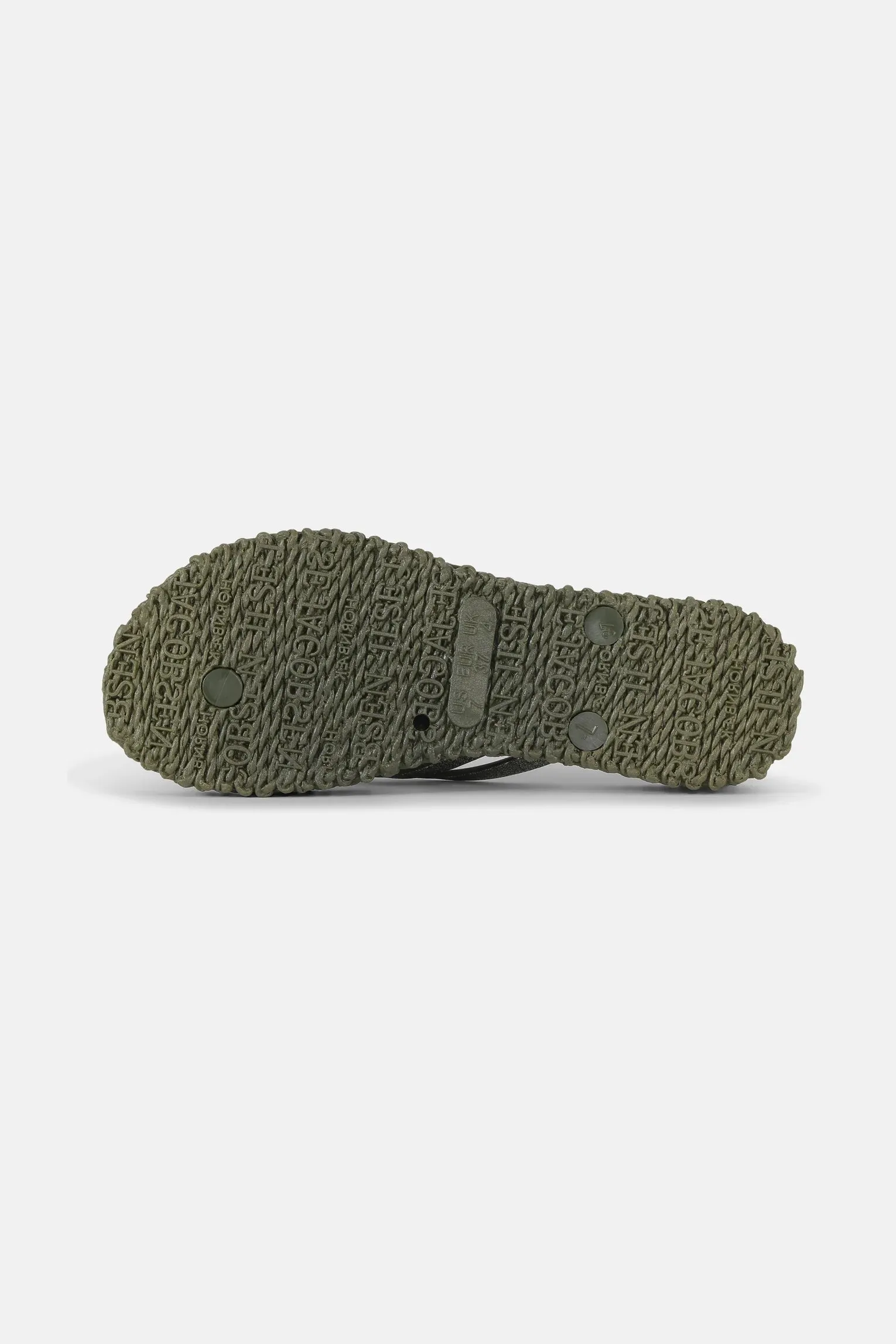 Ilse Jacobsen Flip Flop On Platform Sole - Army