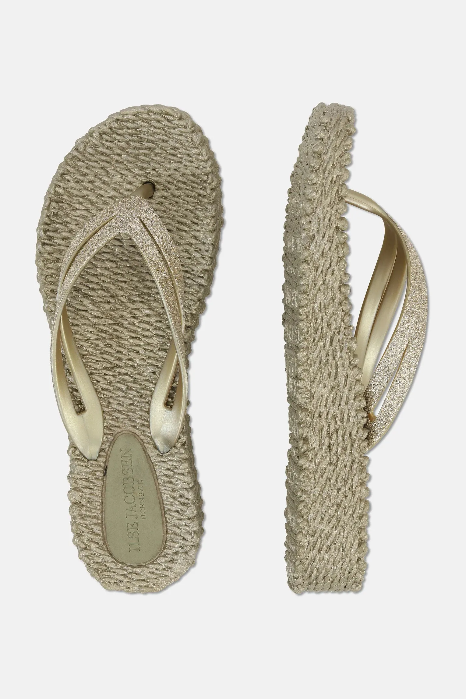 Ilse Jacobsen Flip Flop On Platform Sole - Platin