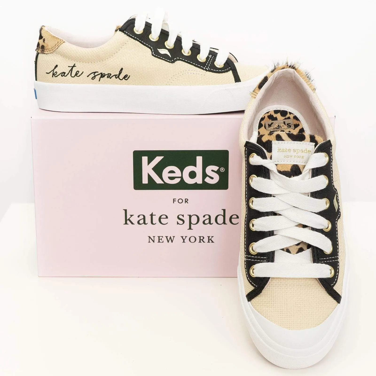 Keds Women Shoes Crew Kick Kate Spade Beige Trainers