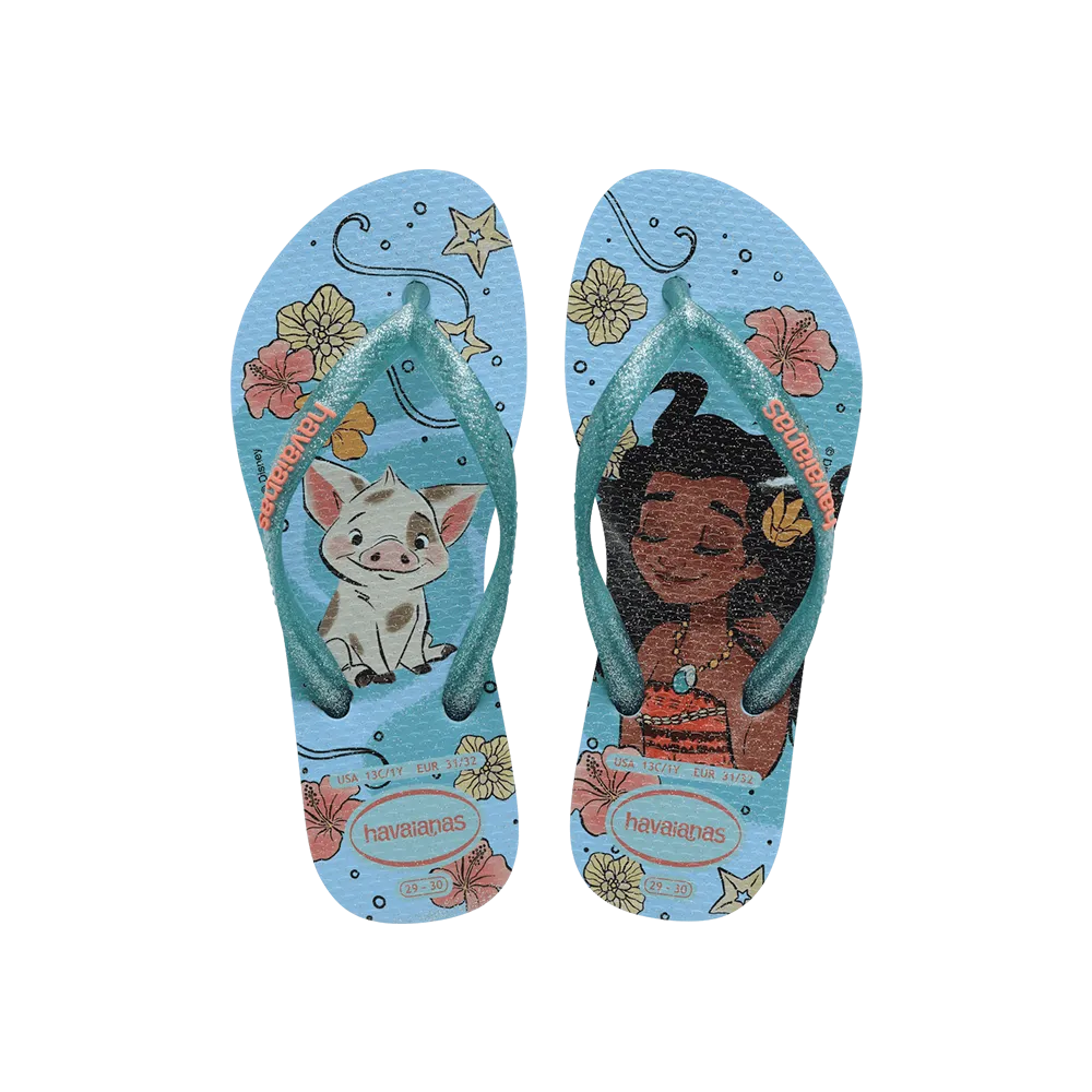 Kids Slim Princess Flip Flops