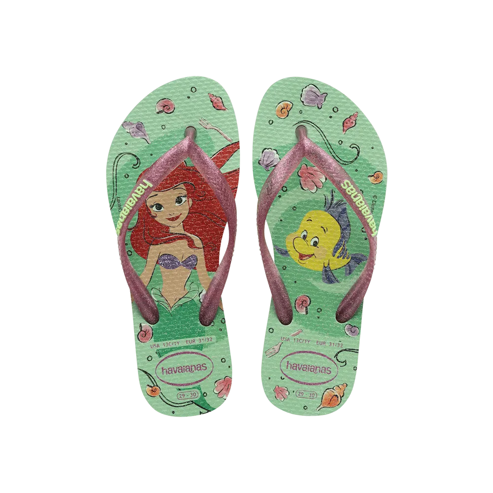 Kids Slim Princess Flip Flops