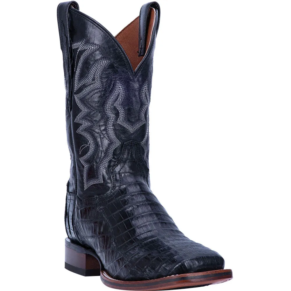 Kingsly Caiman Square Toe Cowboy Boots