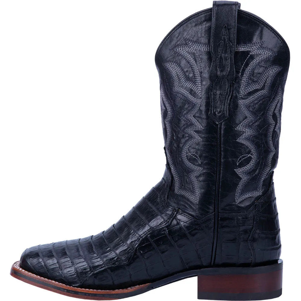 Kingsly Caiman Square Toe Cowboy Boots