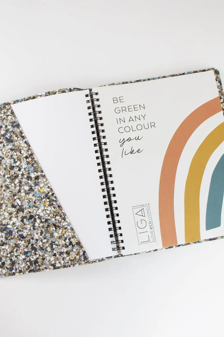 Liga Beach Clean A5 Notebook Cover and Notebook