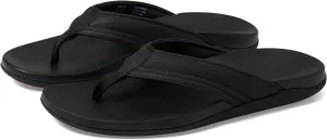 Maha OluKai slides, Black/Black