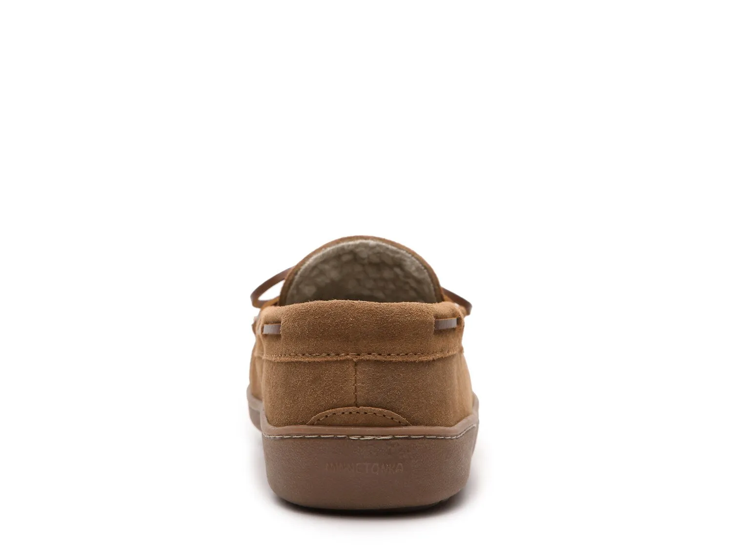 Minnetonka Trevor slippers, tan