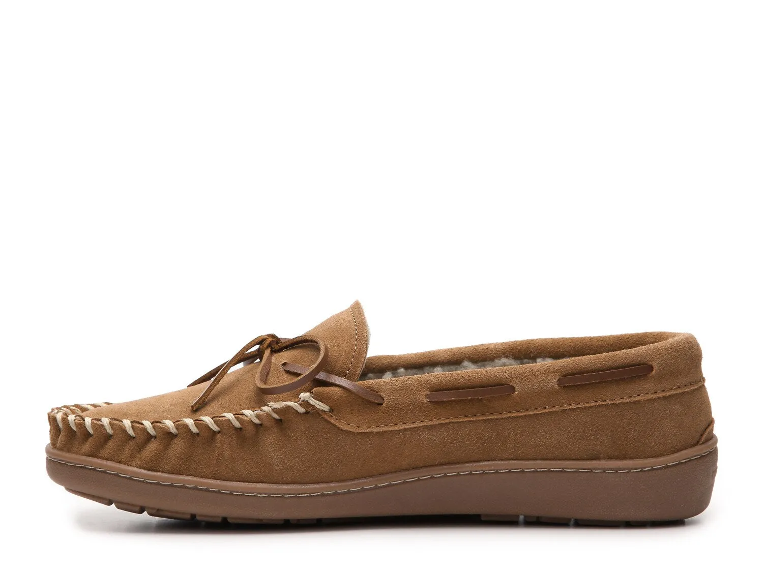 Minnetonka Trevor slippers, tan