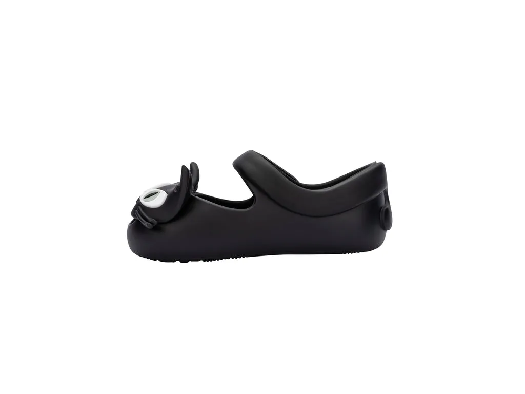 My First Mini Melissa Cat Black Ballerina Shoes For Baby