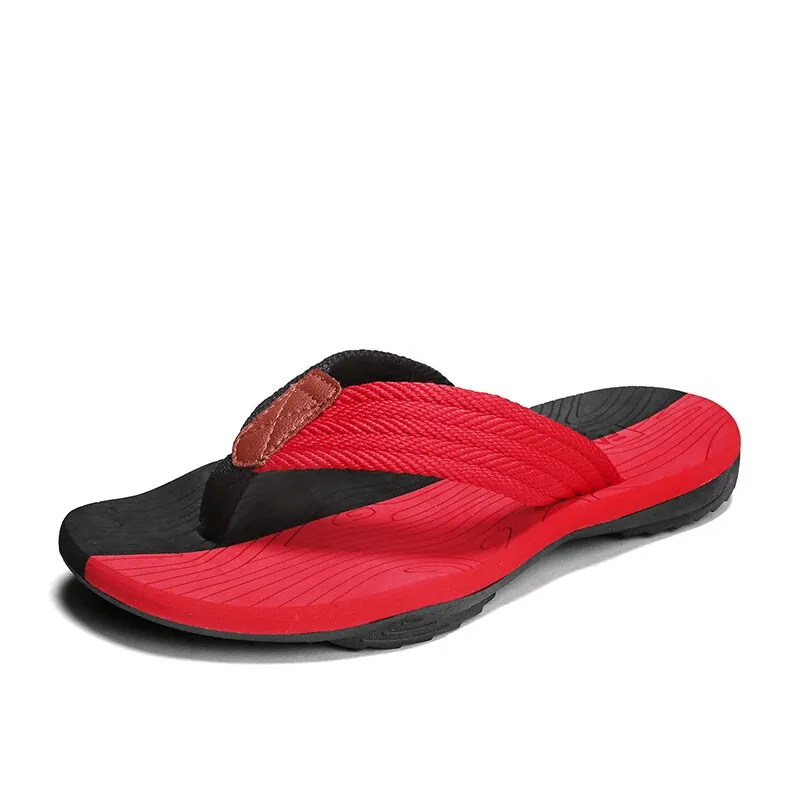 Outdoor Non-slip Slide Thicken Beach Flip Flops for Men - SF0990