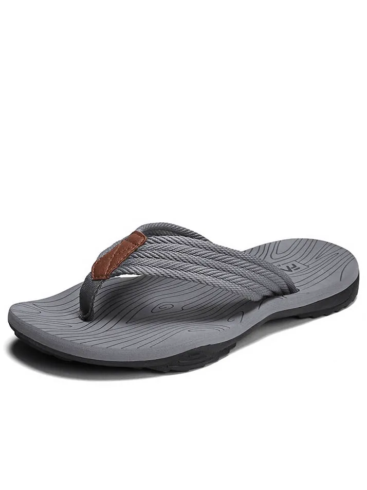 Outdoor Non-slip Slide Thicken Beach Flip Flops for Men - SF0990