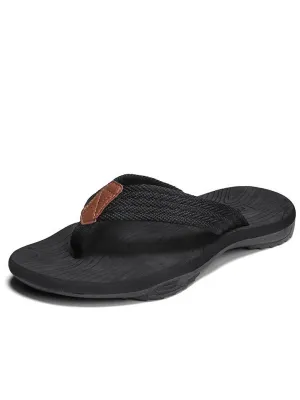 Outdoor Non-slip Slide Thicken Beach Flip Flops for Men - SF0990