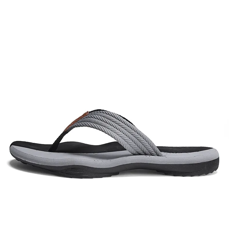 Outdoor Non-slip Slide Thicken Beach Flip Flops for Men - SF0990