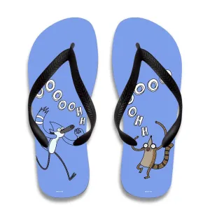 Regular Show Mordecai and Rigby Flip Flops