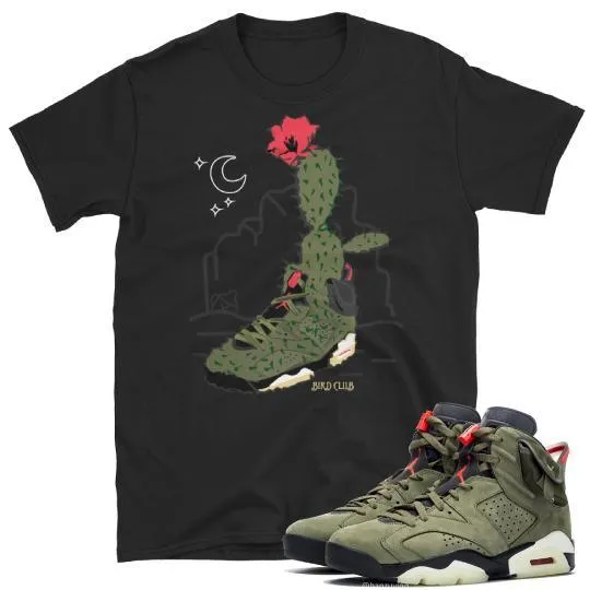 RETRO 6 TRAVIS SCOTT CACTUS SHIRT