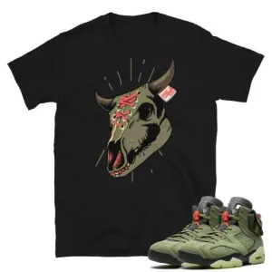 RETRO 6 TRAVIS SCOTT SKULL SHIRT