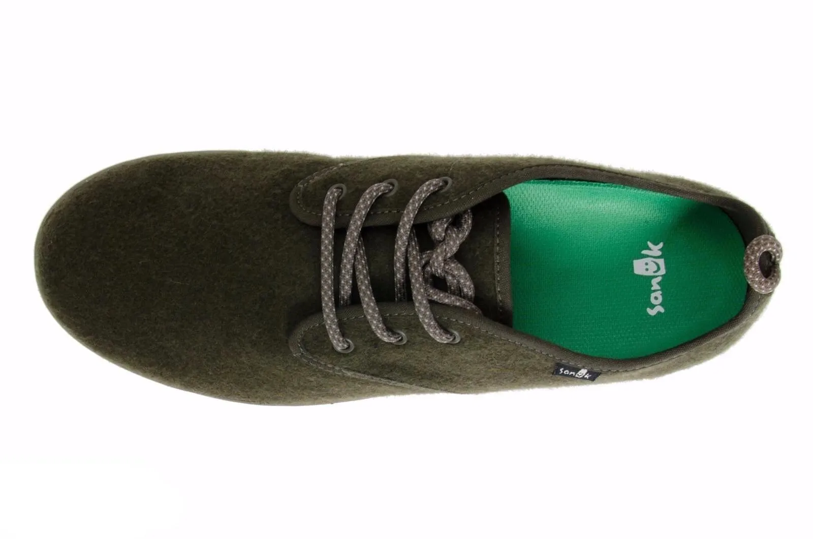 Sanuk Guide TX Dark Olive Wool Shoes