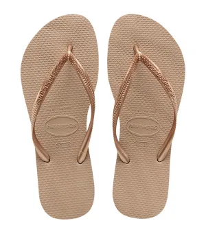 Slim Flip Flops Rose Gold