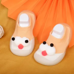 Slip-On Shoes 3D Eyes Peach