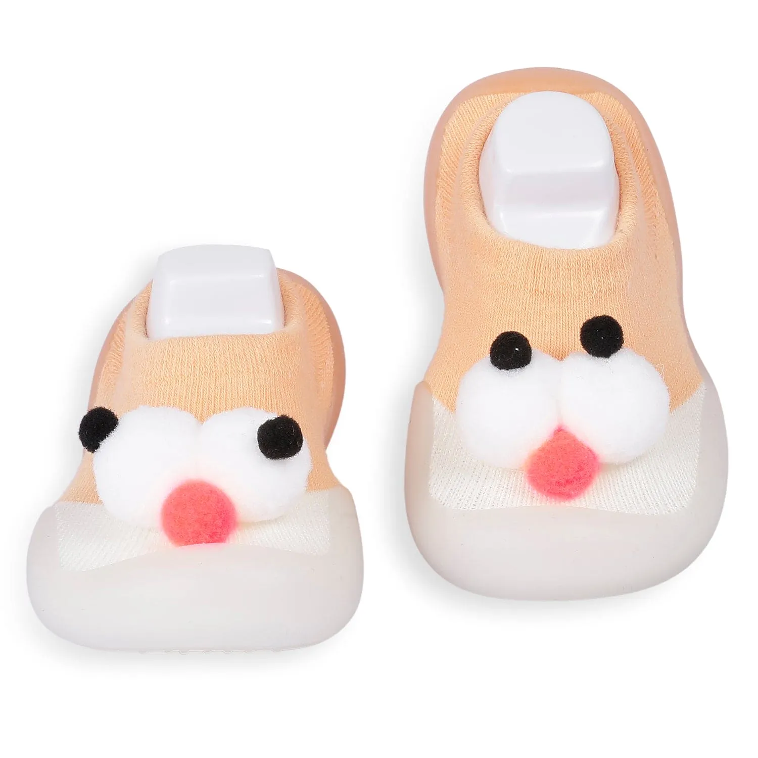 Slip-On Shoes 3D Eyes Peach