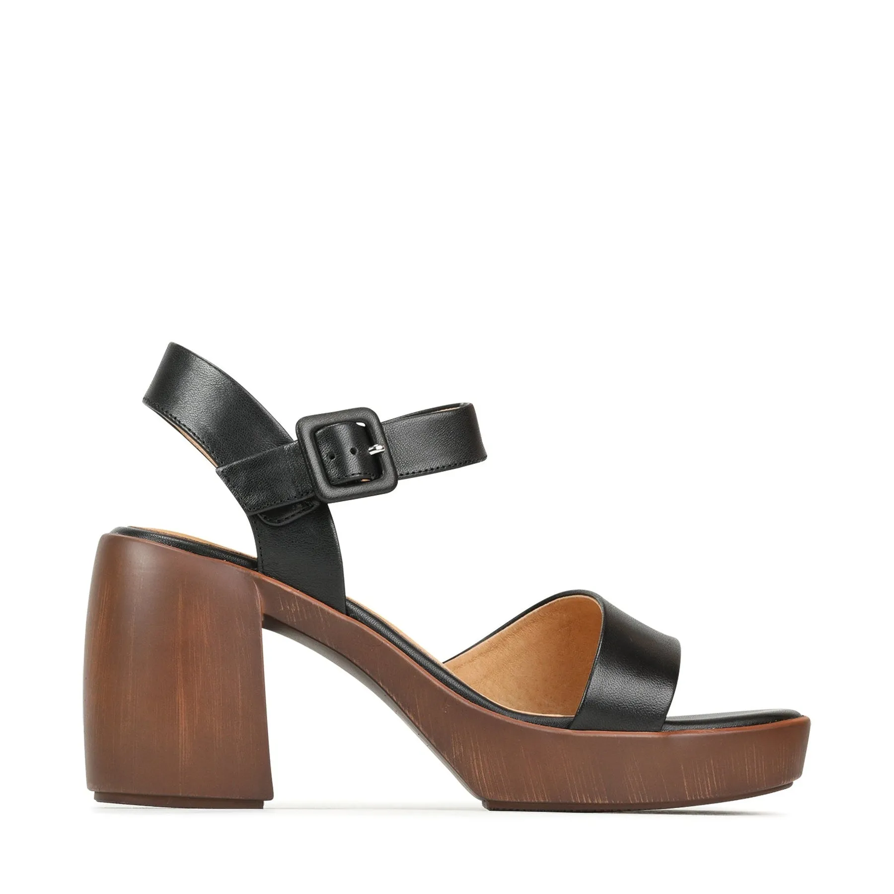 SPIGA SANDAL BLOCK HEEL LEATHER