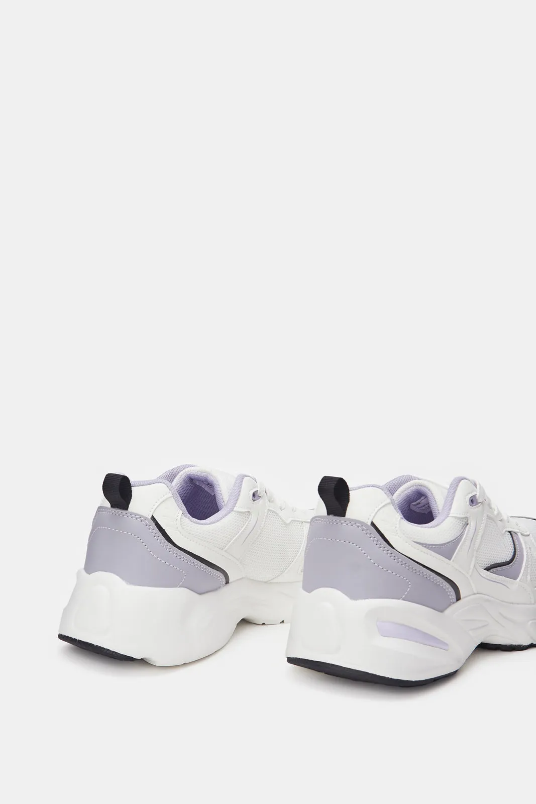 Women Lilac Textured Active Shoes