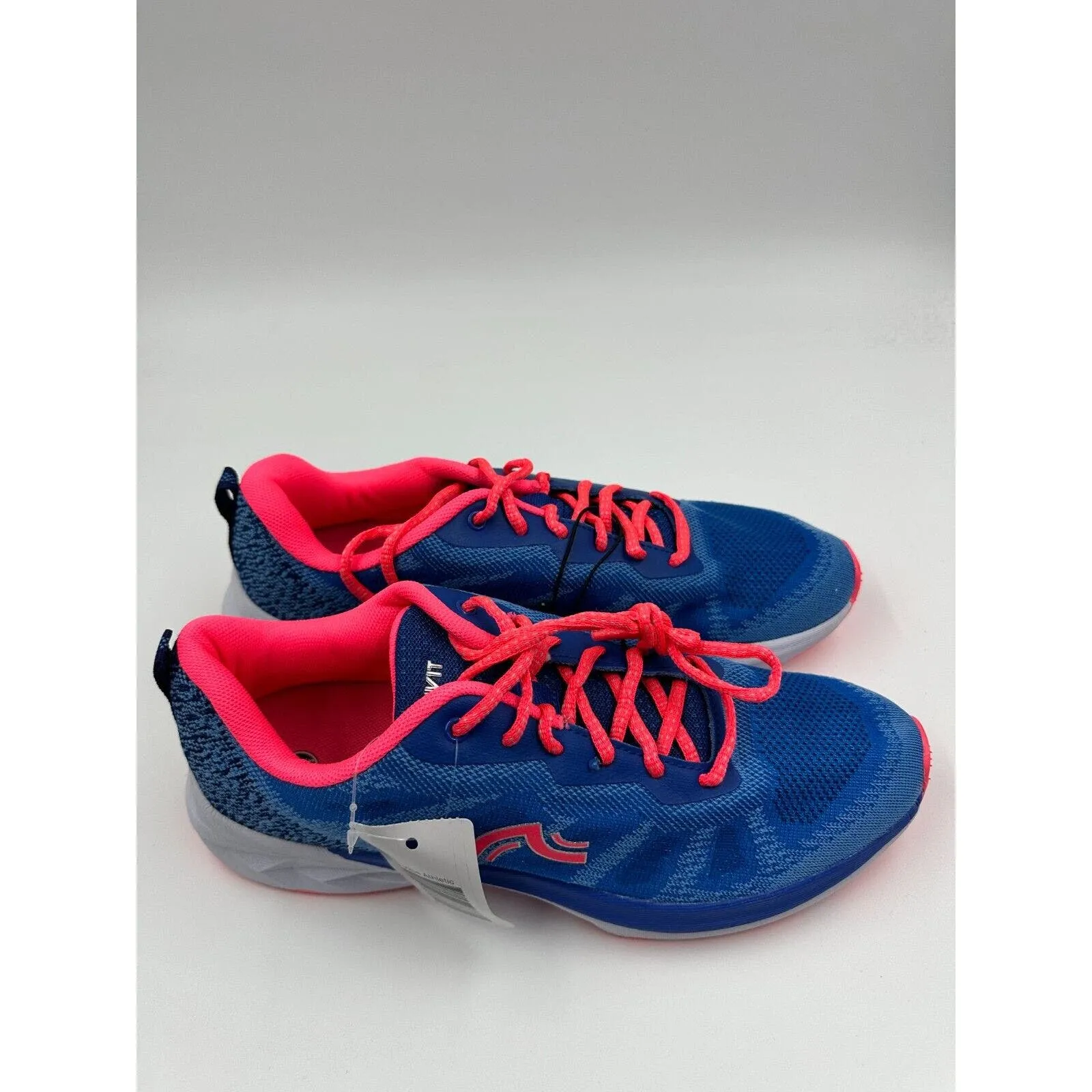 Women's Size 9 Retro Blue and Hot Pink Sneakers